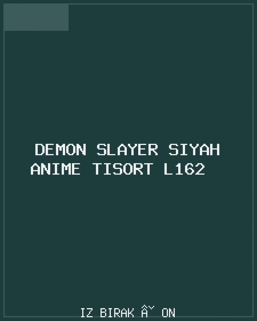 Demon Slayer Siyah Anime Tişört L162 Ön