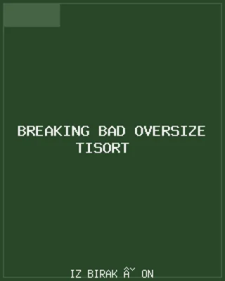 Breaking Bad Oversize Tişört Ön
