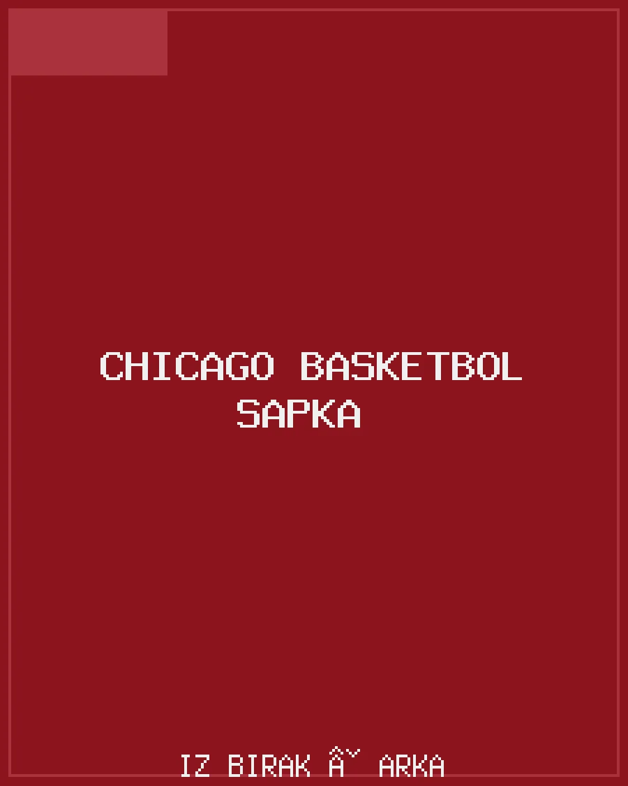 Chicago Basketbol Şapka Arka