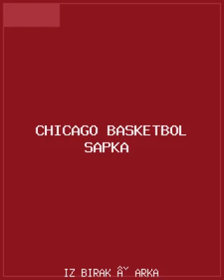 Chicago Basketbol Şapka Arka