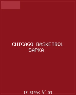 Chicago Basketbol Şapka Ön