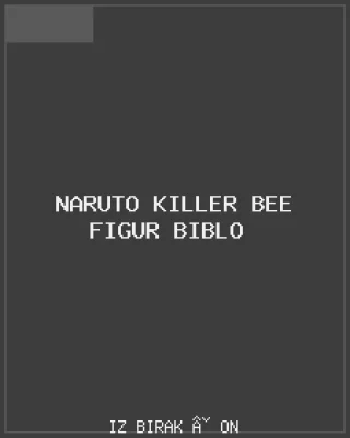 Naruto Killer Bee Figür Biblo Ön