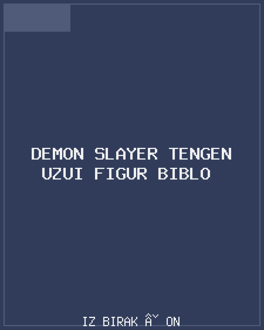 Demon Slayer Tengen Uzui Figür Biblo Ön