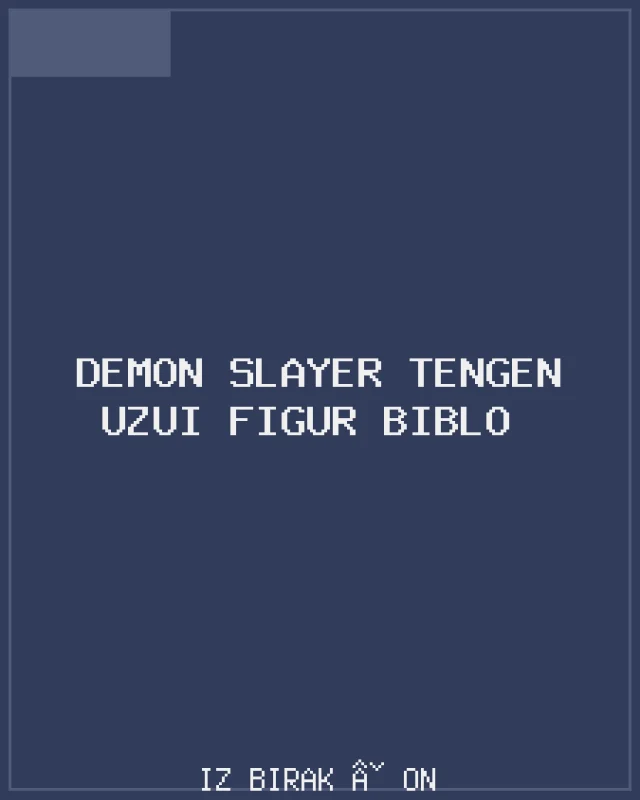 Demon Slayer Tengen Uzui Figür Biblo