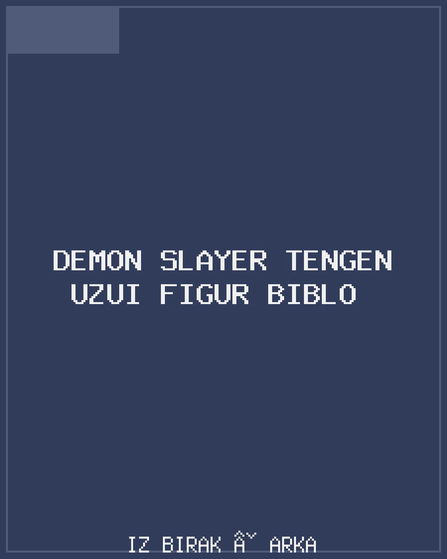 Demon Slayer Tengen Uzui Figür Biblo Arka