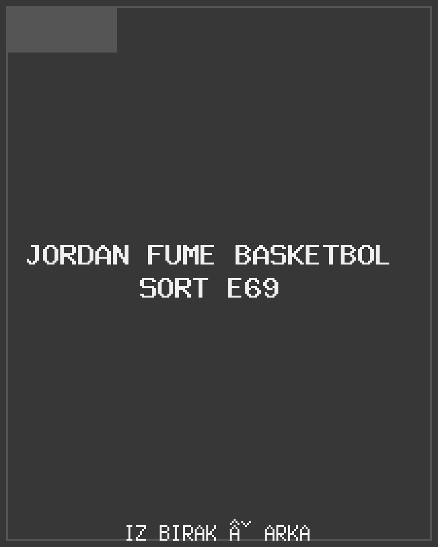 Jordan Füme Basketbol Şort E69 Arka